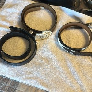 Interchangeable Western Belts with Buckle